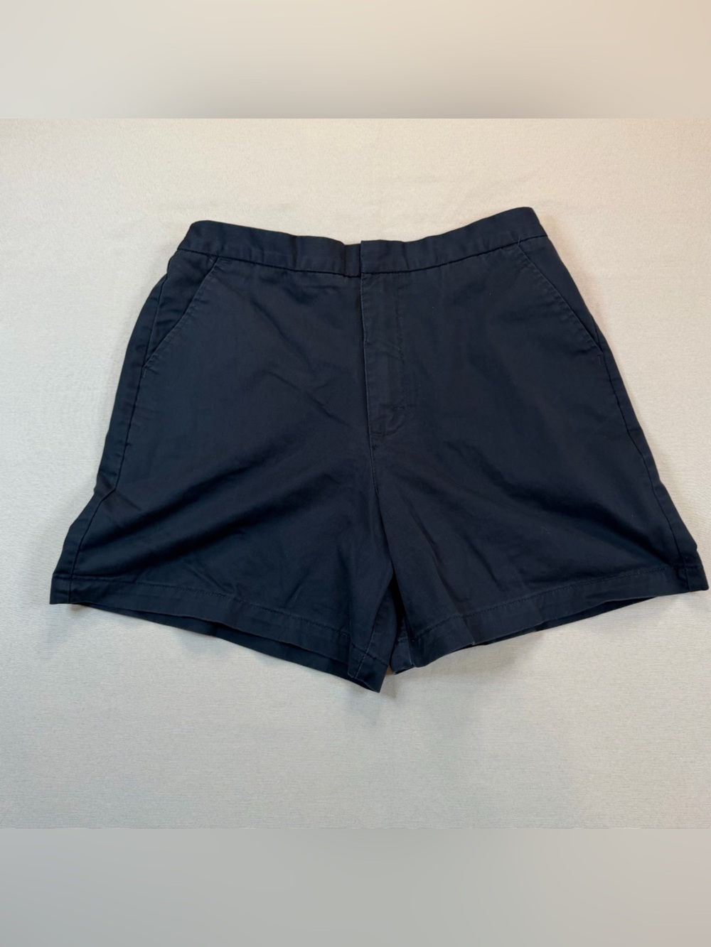 Lee Black High-Rise Bermuda Shorts